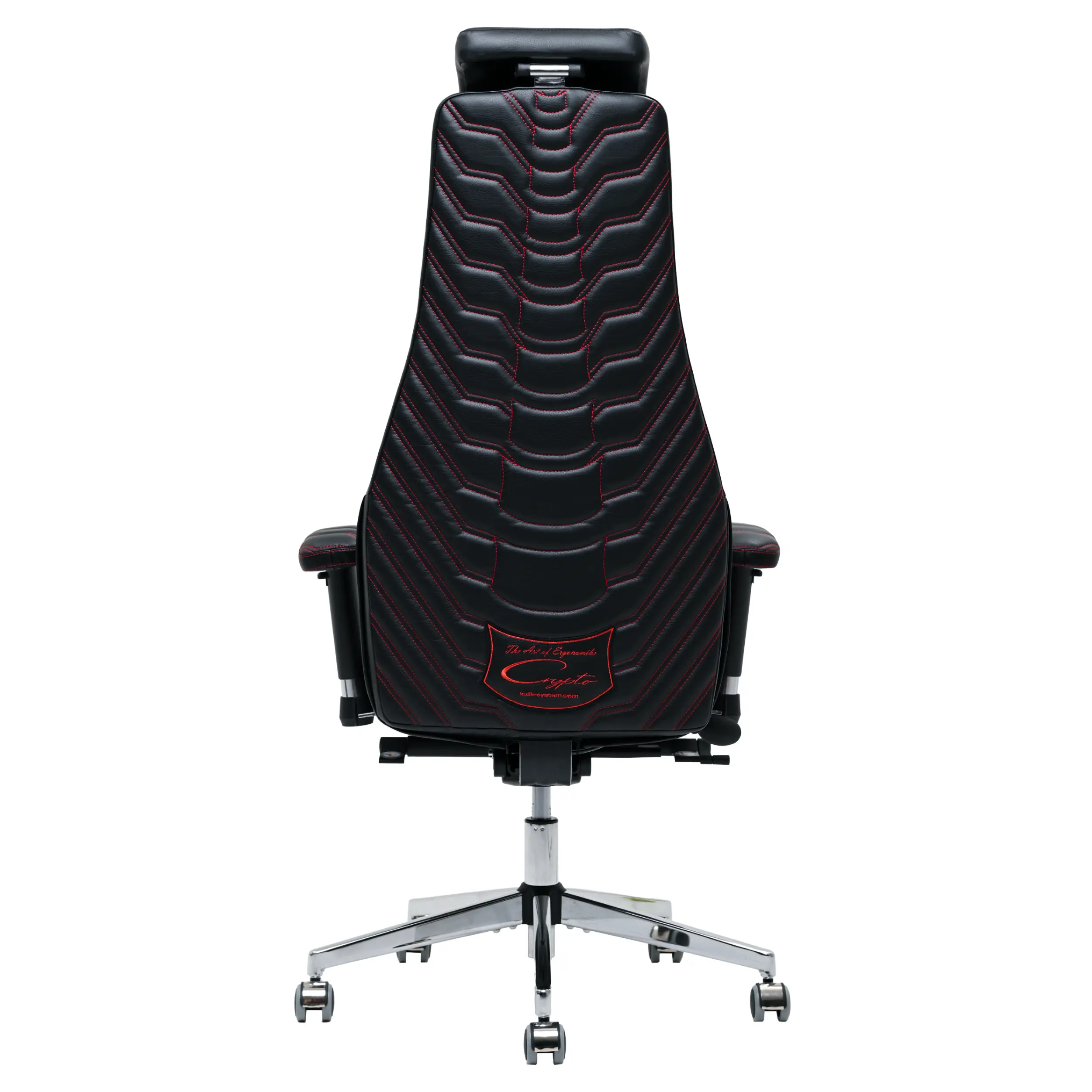 Ergonomiczny fotel Kulik System Crypto XL czerwony - obrazek 4