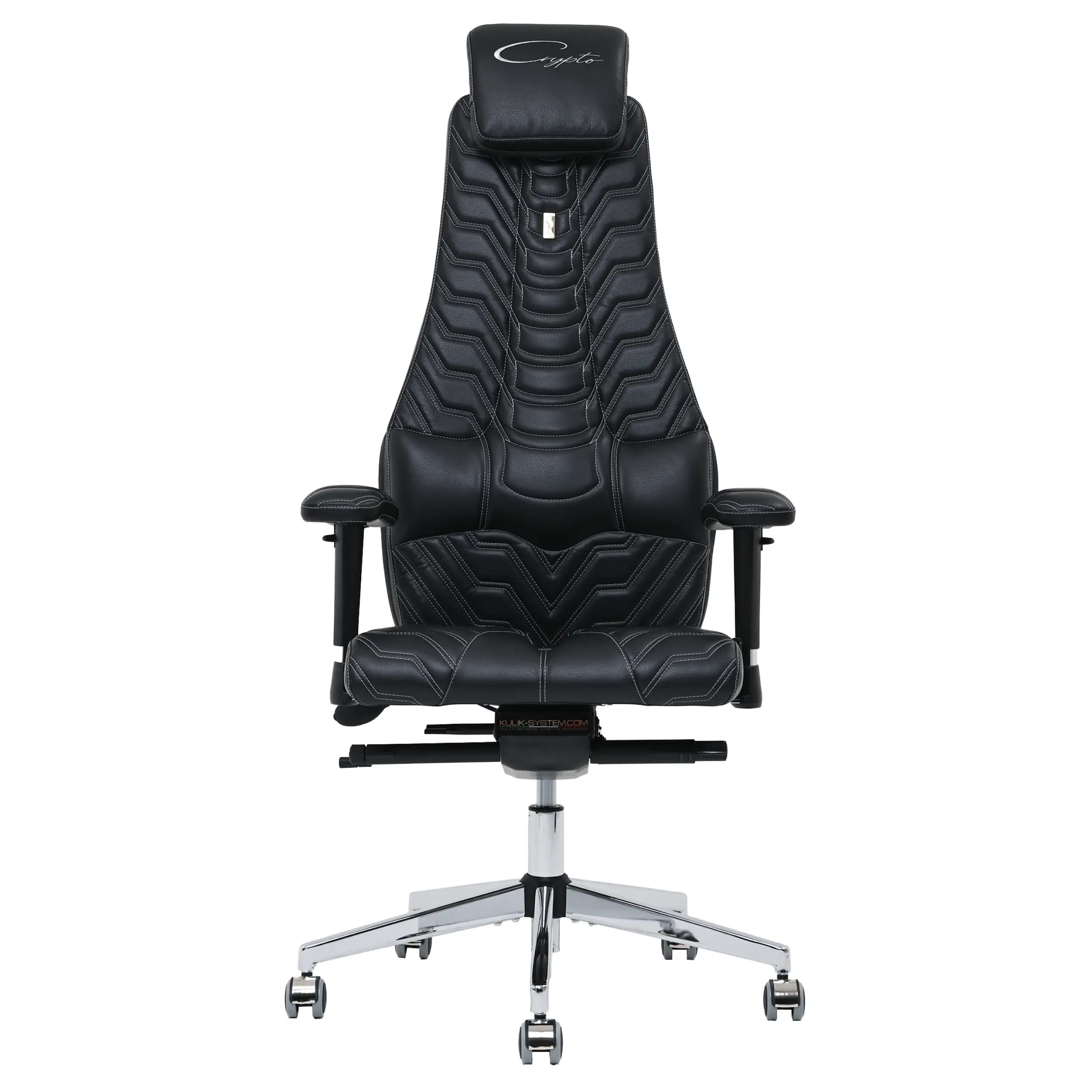 Ergonomiczny fotel Kulik System Crypto XL srebrny